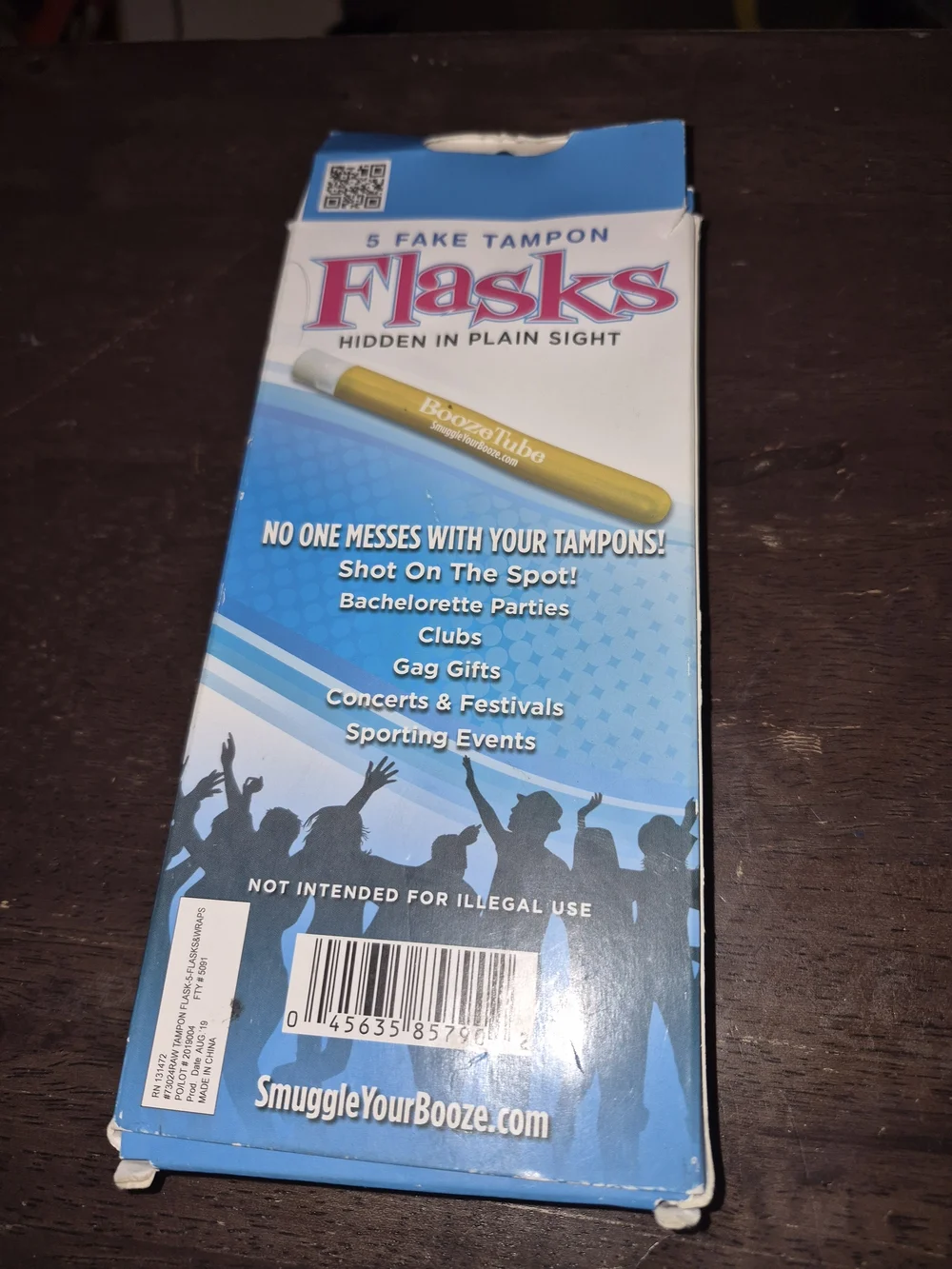 Flasks Hidden in Plain Sight - Pink Tampon-Style Concealed Flask Set